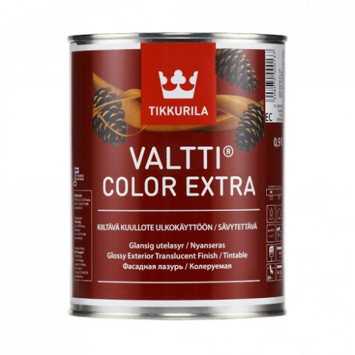 Состав Valtti Color Extra глянцевая фасадная лазурь 0,9л