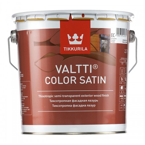 Состав Valtti Color Satin лессирующий антисептик 2,7л