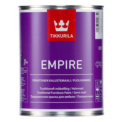 Эмаль Empire для мебели тиксотропная А пм 0,9л.