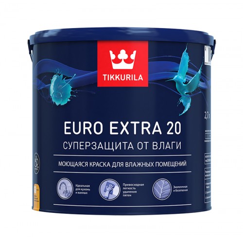 Краска Euro Extra 20 п/м А 2.7 л