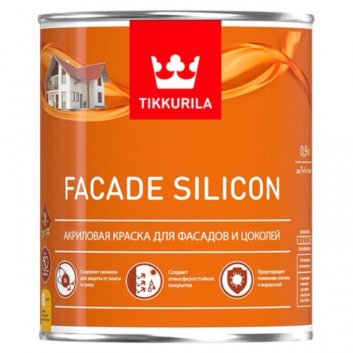 Краска Facade Silicon А фасадная 0.9л
