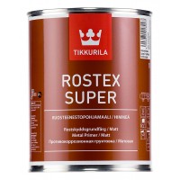 Грунт Rostex Super для ч/ц металлов, cерый, 1л.