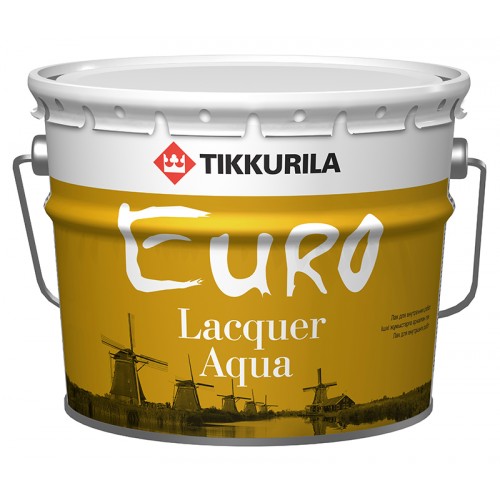 Лак Euro Lacquer Aqua  п/гл. 9,0л.