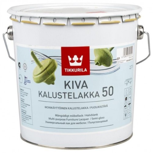 Лак для мебели Kiva 50 п/гл 2,7 л.