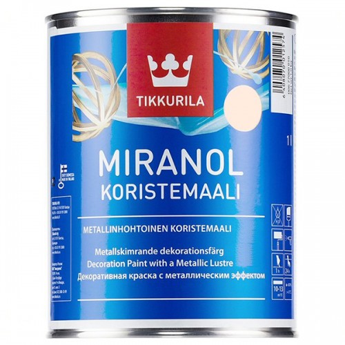 Эмаль Miranol Koristemaali [Silver] 1,0 л.