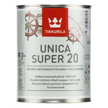 Лак уретано-алкидный Unica Super 20 п/м. 0,9л.